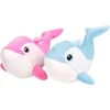 Delfin in tjuln plišasta figura - 35 cm