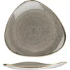 CHURCHILL Stonecast Peppercorn Grey plitev krožnik, trikotnik, premer: 192 mm (12 kos)