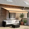 Povlačivi tende Pijesak 300 x 250 cm Poliester i aluminij