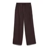 Vero Moda Tall Hlače VMMELANEY temno rjava