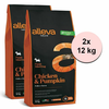 Alleva NATURAL dog chicken & pumpkin puppy mini 2 x 12 kg