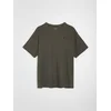 Sinsay - Pamučna majica comfort fit od waffle pletiva - khaki