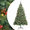 Umjetno božićno drvce 300 LED lampica Topla bijela PVC i metal