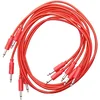 Erica Synths Braided eurorack patch cable 60cm (5pcs, red) 0,6 m Ravni - Ravni Patch kabel