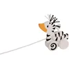 Goki Lesena vlečna račka zebra