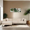 Atelier del Sofa Ugaona garnitura Como Eco, 270 cm, Bež