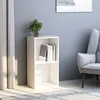Vidaxl Knjižna omara bela 40x30x76,5 cm inženirski les