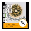 Aigostar - LED spoljašnji božićni lanac 400xLED/8 funkcija 13m IP44 toplo belo
