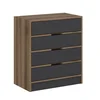 Hanah Home Elina 8172 Komoda, Braon-Siva
