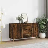 Komoda boja dimljenog hrasta 100 x 36 x 60 cm konstruirano drvo