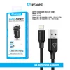 Auto punjač Teracell Evolution TC-13 PD 30W + USB QC3.0 18W/ 48W (total) sa Lightning kablom crni