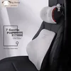 Rice Soup Set jastuka za vrat i leđa za auto sedište, Sivi