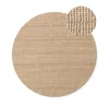 Okrogla preproga iz jute v naravni barvi o 160 cm Bouclé Jaipur – Hanse Home