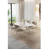 Hanah Home Trpezarijski set, 5 komada, Bež