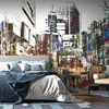 Tapeta abstraktna panorama mesta - 539x363