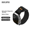 Aulumu Zamenska narukvica za pametni sat za Apple Watch Ultra 2/Serije 9/10/SE, Crna