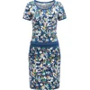 Ragwear Poletna obleka Baomi Tropic Youmodo safir/oranžna/črna/bela
