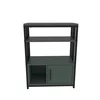 HANAH HOME Polica za knjige Letos Green Black