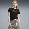 Puma ESS SEQUINS TEE, ženska majica, crna 694576