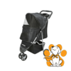 Trixie Buggy Kolica Za Pse Sa Četiri Točka, Crna, Za Pse Do 11kg