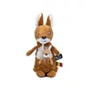 Les Déglingos Plišasti kenguru, mama in dojenček, zelen