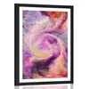 Plakat s paspartujem barvna spirala - 60x90 white
