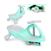Eco Toys Guralica za decu Wiggle sa Led točkovima, Zeleni