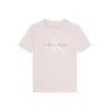 Calvin Klein Jeans Majica pastelno lila / črna / bela