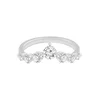 ETHISHER DIAMANTEN Prstan srebrna