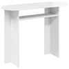 Konzolna stolica Bijela visokog sjaja 100 x 39,5 x 75 cm