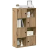Regal za knjige boja hrasta 60x24x101,5 cm konstruirano drvo