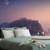 Tapeta polna luna nad vasjo - 196x132