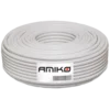 Amiko Koaksijalni kabel RG-6, CCS, 100dB, 100 met. - RG6/100db - 100m