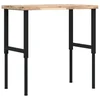 Radni stol 100x60x(73-99,5) cm masivno drvo bagrema pravokutni
