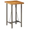 Vidaxl Barska miza iz trdne predelane tikovine 60x60x107 cm