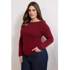 Trendyol Curve Ženska bluza Tbbaw26Af00108, Crvena
