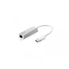 FAST ASIA Adapter TIP C - Gigabit ethernet metal sivi