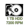 1 TB HDD 7200 RPM, obnovljeno
