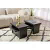 Hanah Home Klub sto Sanctuary, 110x41.5x45cm, Crni