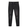 Pull&Bear Kavbojke črn denim