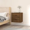 Vidaxl vidaXL Stenska nočna omarica rjav hrast 50x36x47 cm