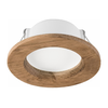 LED ugradno svetlo WOODY SPOT LED/5,5W/230V 4000K orah prečnik 10 cm