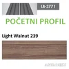 Profil Zidni MDF Pocetni LB-3771-A za farbanje (866/231) 2800x35x18mm ( 026-100 )