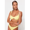 Trendyol Bikini Top - rumena - navadna