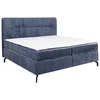Esposa BOXSPRING POSTELJA 180 cm  x 200 cm , tekstil modra