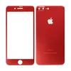 Zastitno staklo 5D FULL COVER (prednje+zadnje) za iPhone 7 Plus/8 Plus crveno.