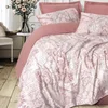 Komplet posteljina Livara Dual, 200x220 cm, 4 komada, Roze