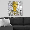 Wallity Dekorativna slika na kaljenom staklu, 70x70cm, Šarena