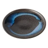 Krožnik za tapas BLUE BLUR, 17 cm, modra, keramika, MIJ