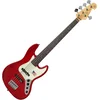 SX SBF15 Transparent Red 5 strunska bas kitara